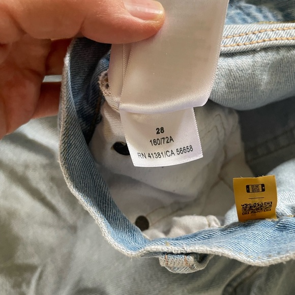 Polo Ralph Lauren Straight Leg Distress Light Wash Jeans Women’s 28 - Picture 5 of 11